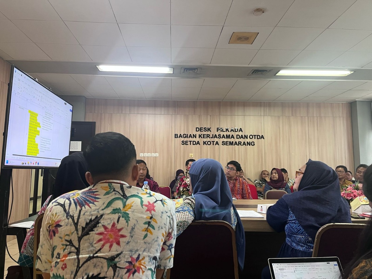 Diskominfo Hadiri Kegiatan Verifikasi dan Evaluasi Pelimpahan Kewenangan Wali Kota kepada Camat